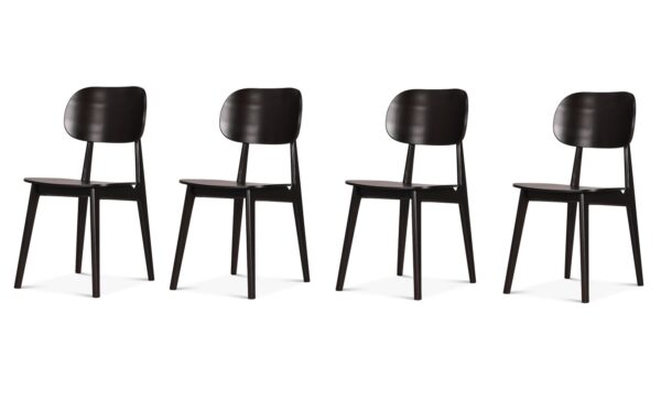 ruokapöydäntuoli musta 4 kpl